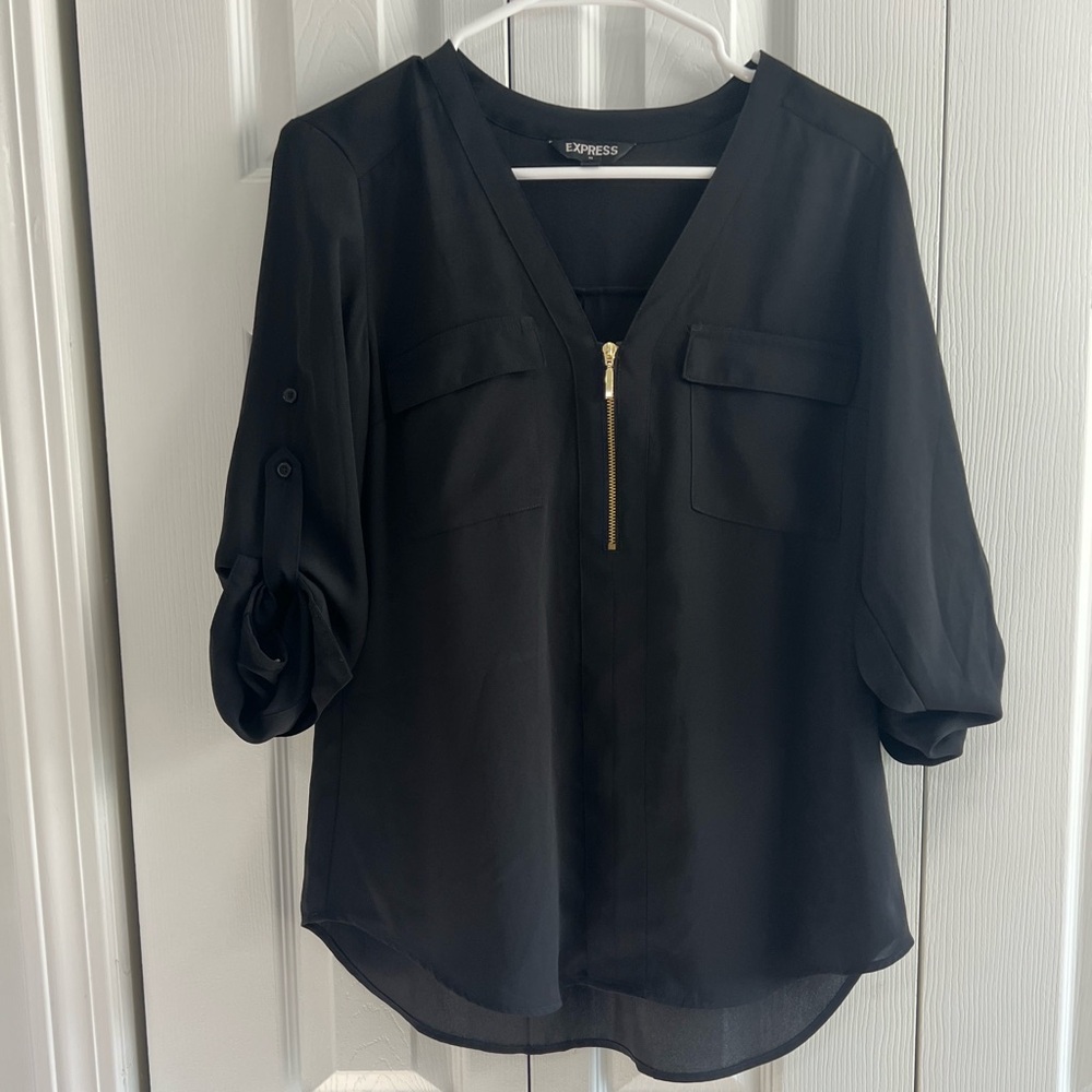 Express black blouse
